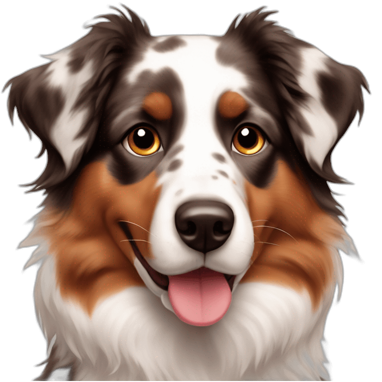 red merle australian shepherd emoji