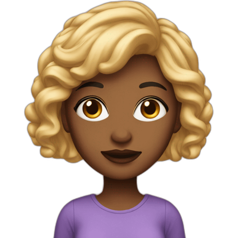 beautiful it girl emoji