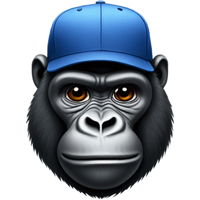 Gorilla with SnapBack on  emoji