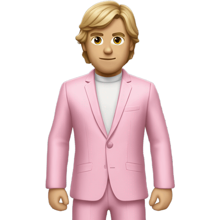 luke skywalker in all pink suite, upper body emoji