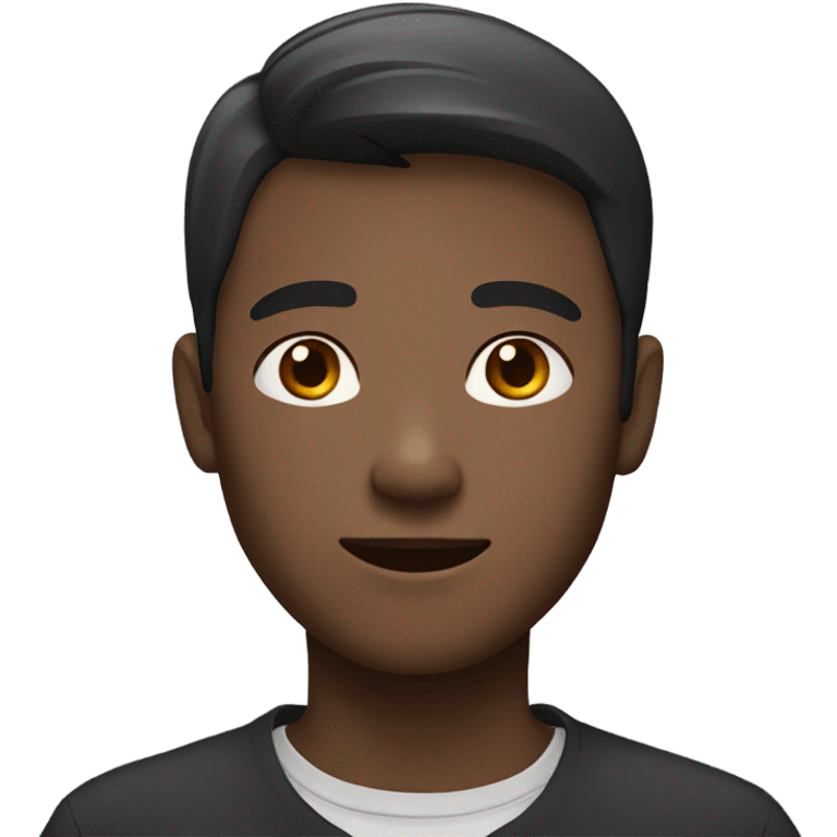 asian black guy emoji