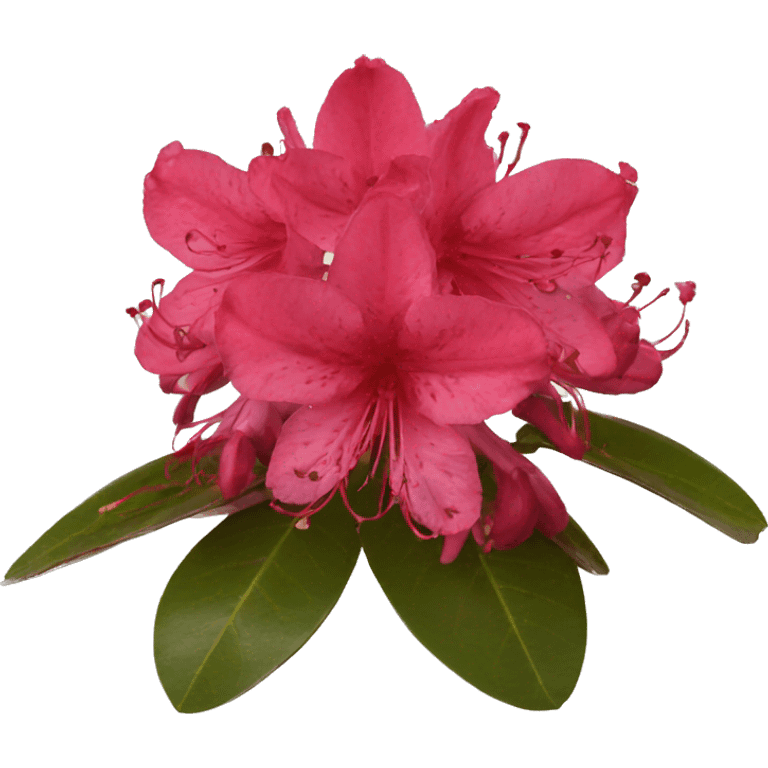 Red rhododendron emoji