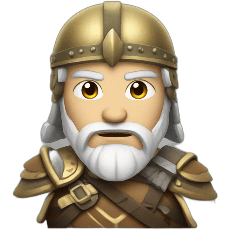 barbarian soldier with white skin facing forward emoji