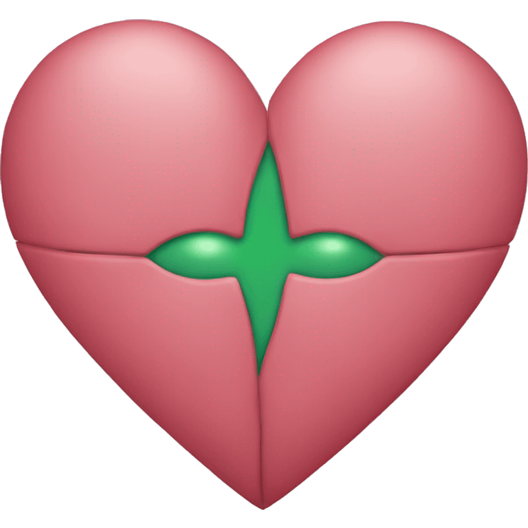 a heart divided by 4 emoji