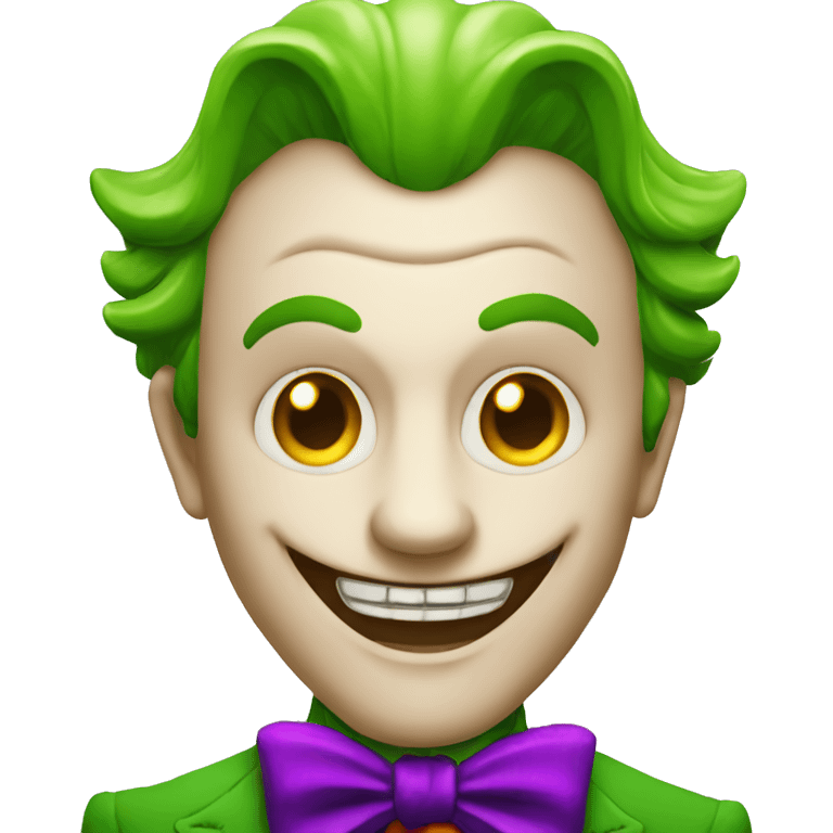 Joker qui joue au poker  emoji