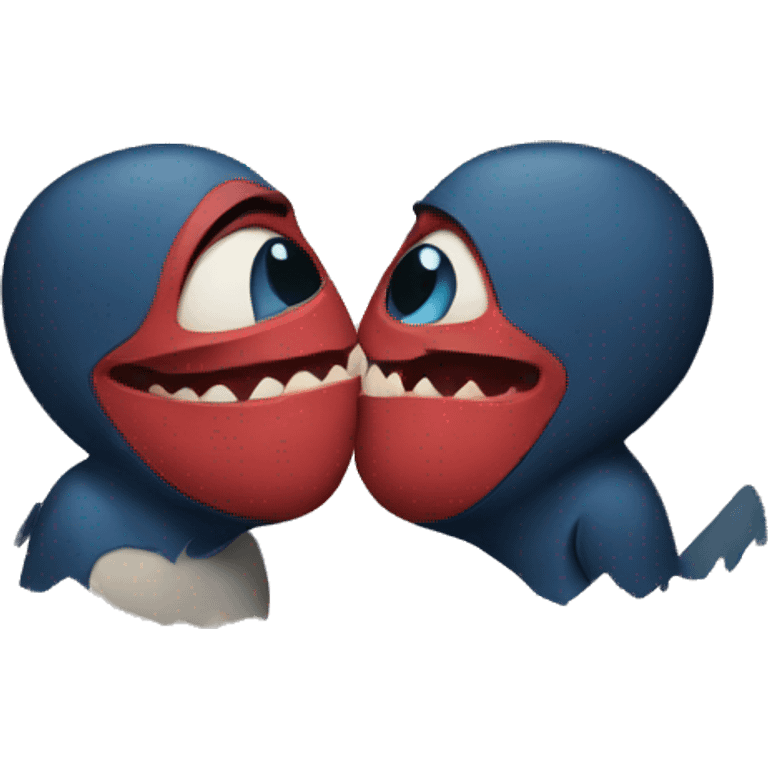 Stich kiss emoji