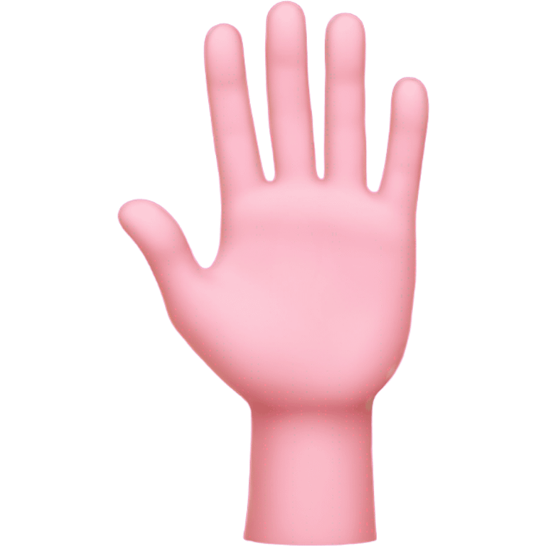 Pink Hand emoji