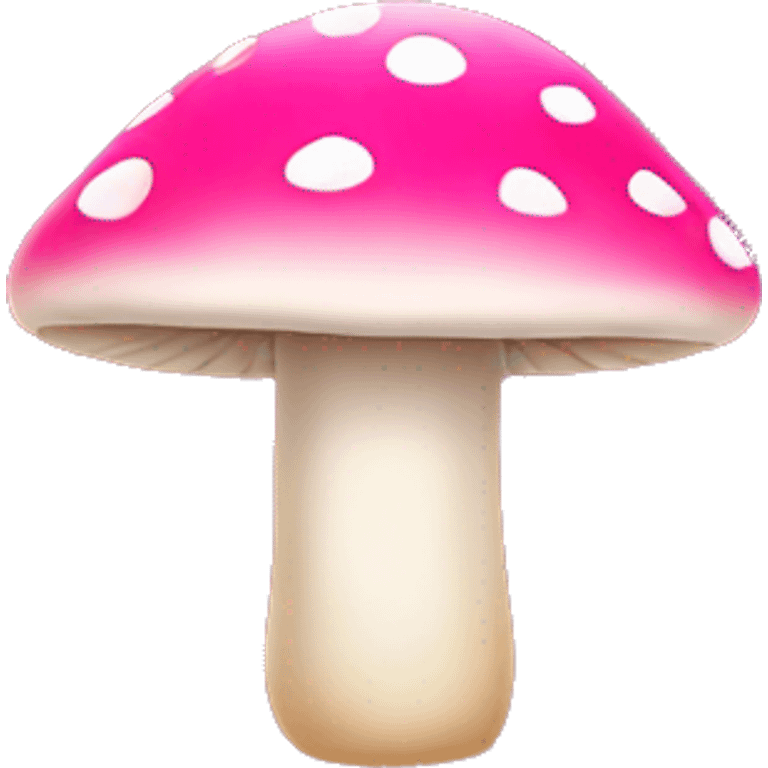 Pink toadstool  emoji