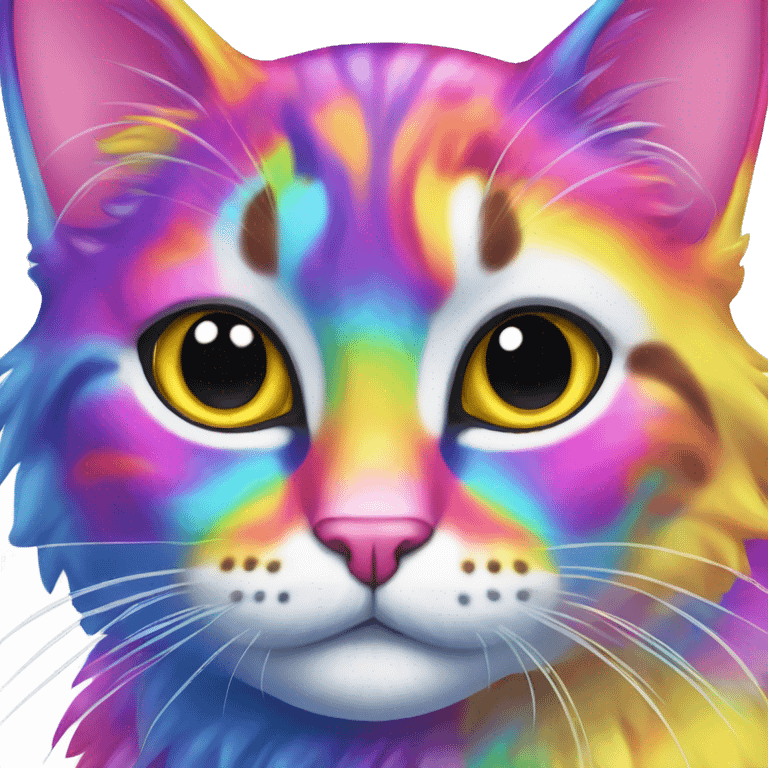 lisa frank cat emoji