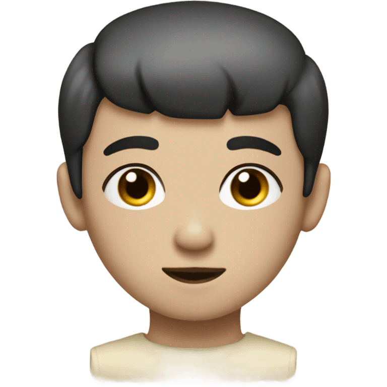 pale boy with dark eyes and black hair edgar haircut and bowlcut emoji