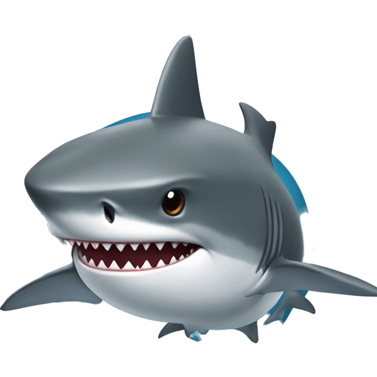 Shark with army hat emoji