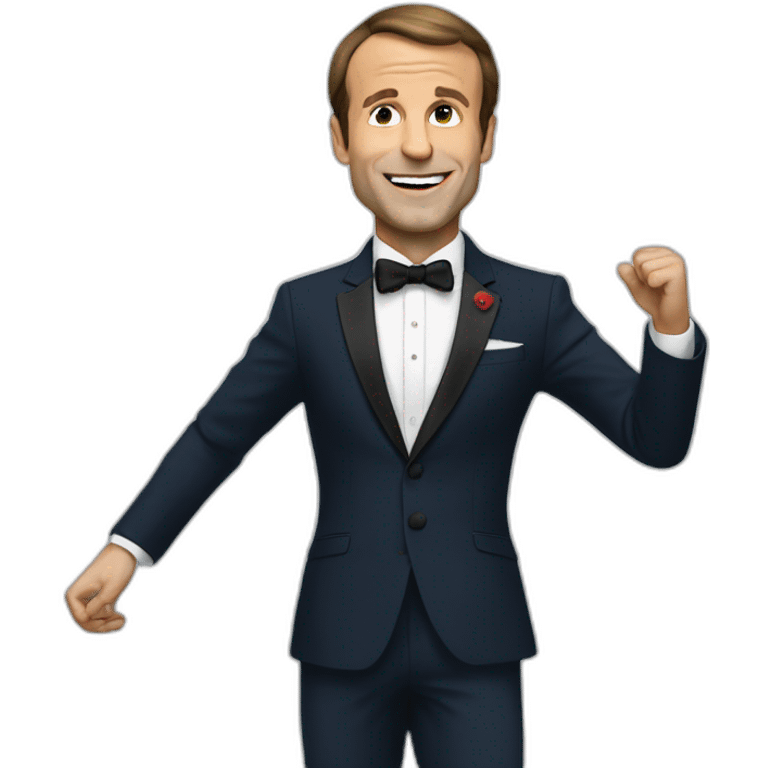 Macron qui dance emoji