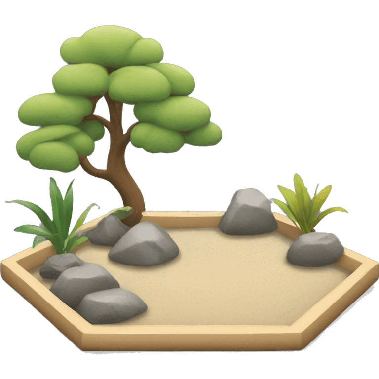 Zen garden emoji