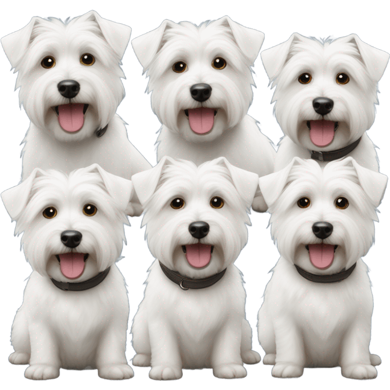 White westies  emoji