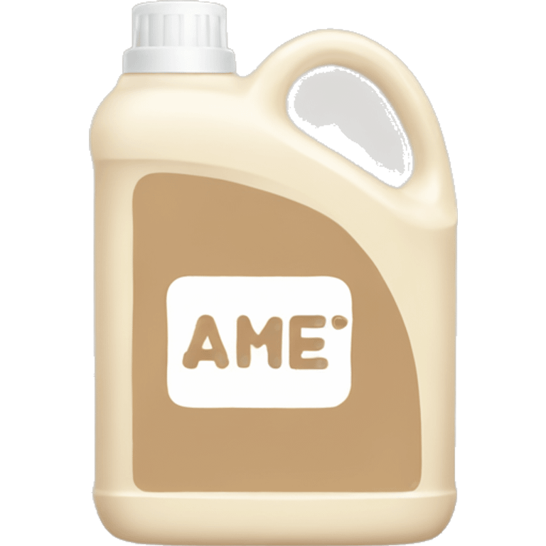 Beige laundry detergent  emoji