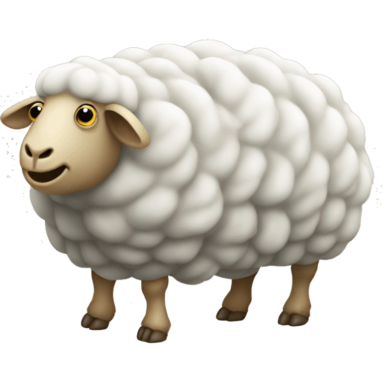 a sheep masquerading as a tardigrade emoji