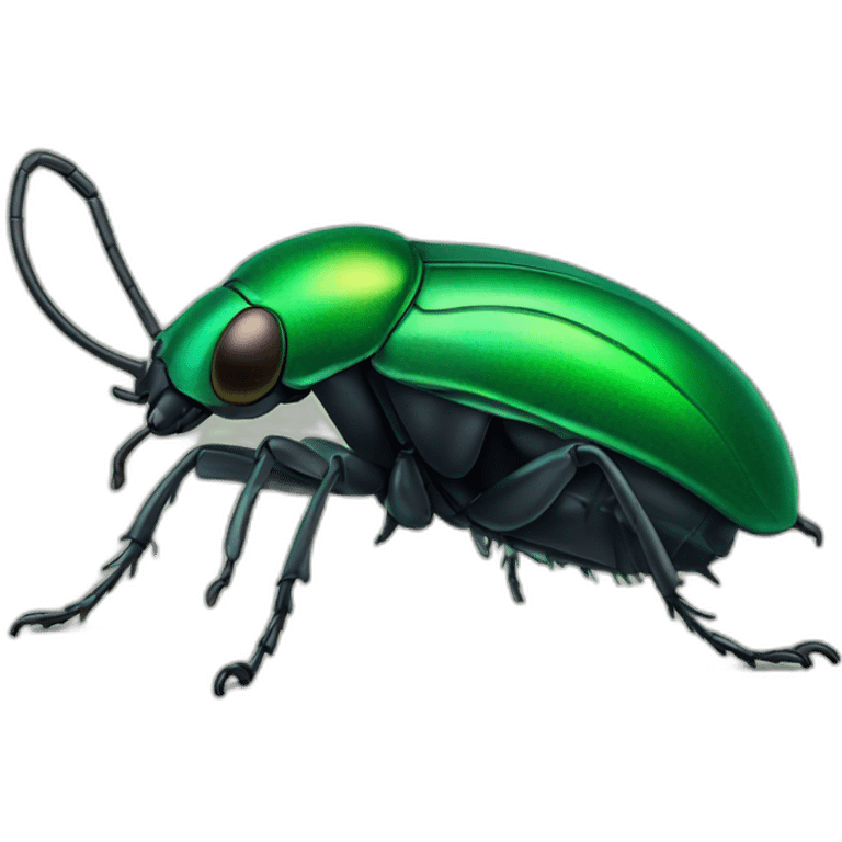 beetle with headphones 420 emoji