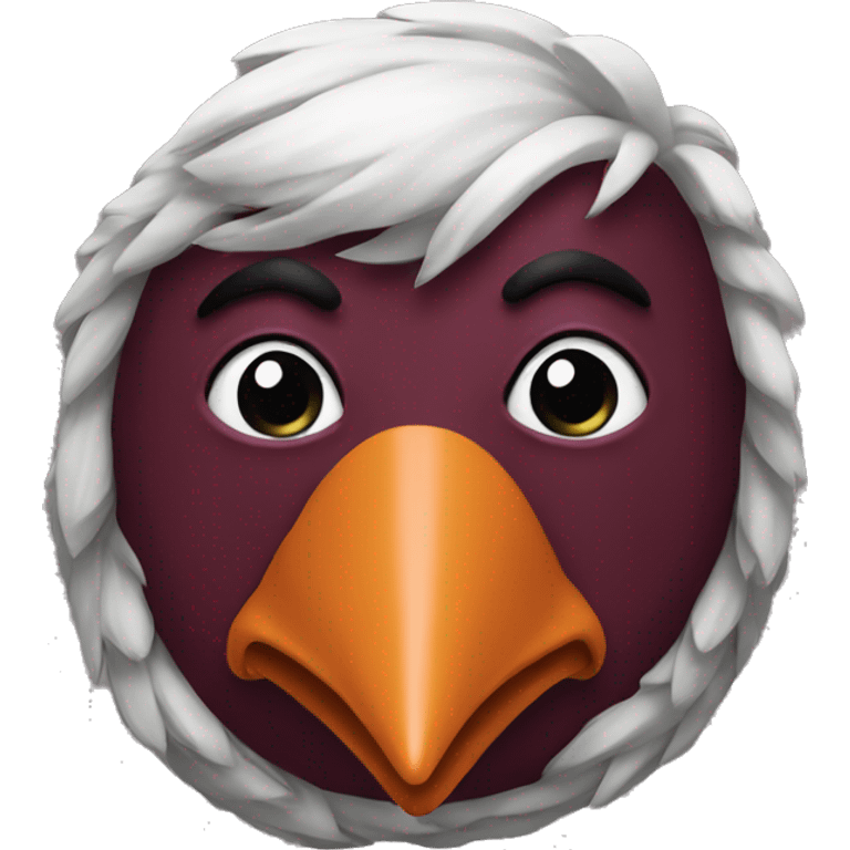 The Hokie bird emoji