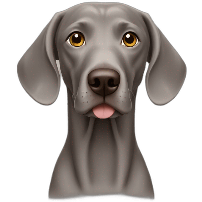 Weimaraner emoji