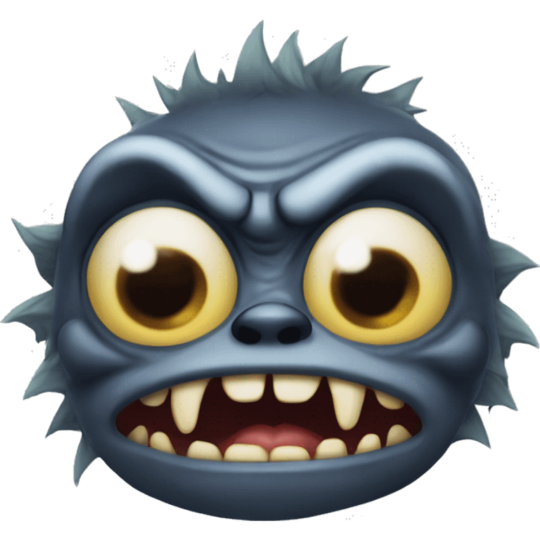 evil ugly gremlin snickering as it waits for you to wake up emoji