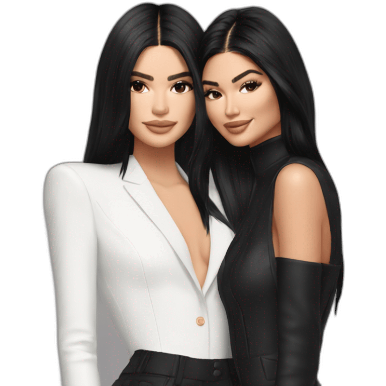 kendal jenner with kylie jenner emoji