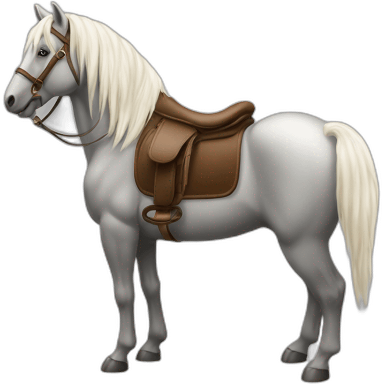 Cheval sur un ours emoji