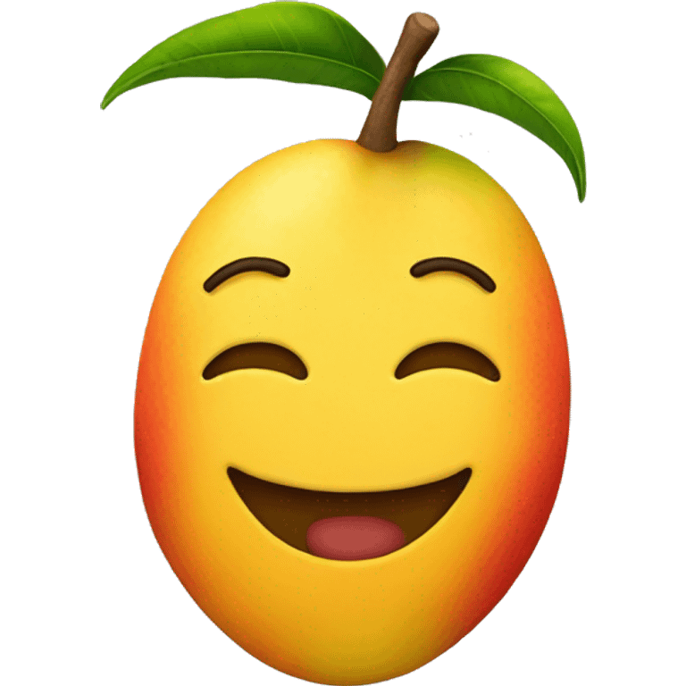 Mango smile  emoji