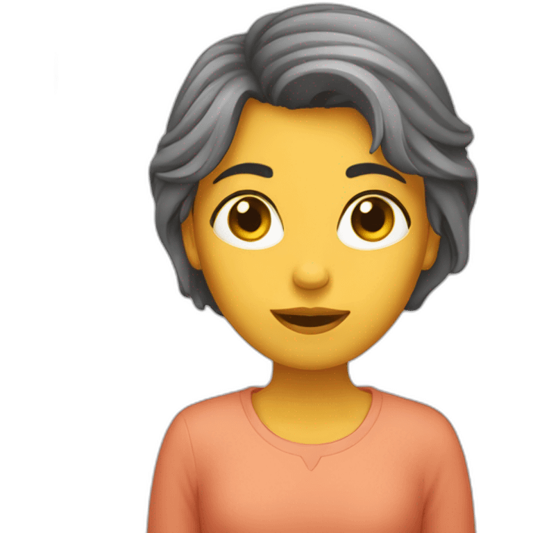 Cara femenina expresando sueño emoji