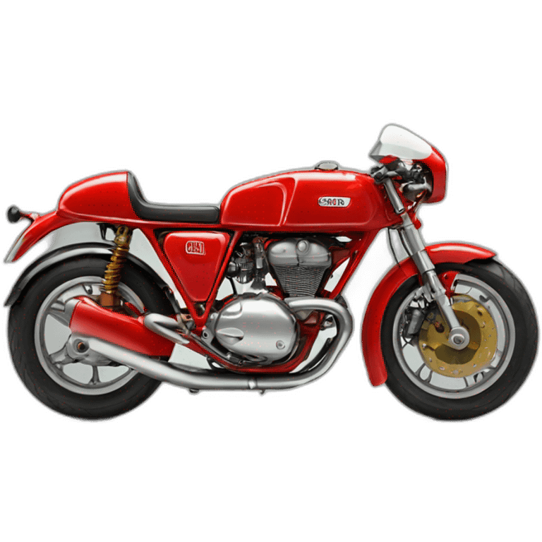 vintage red ducati emoji