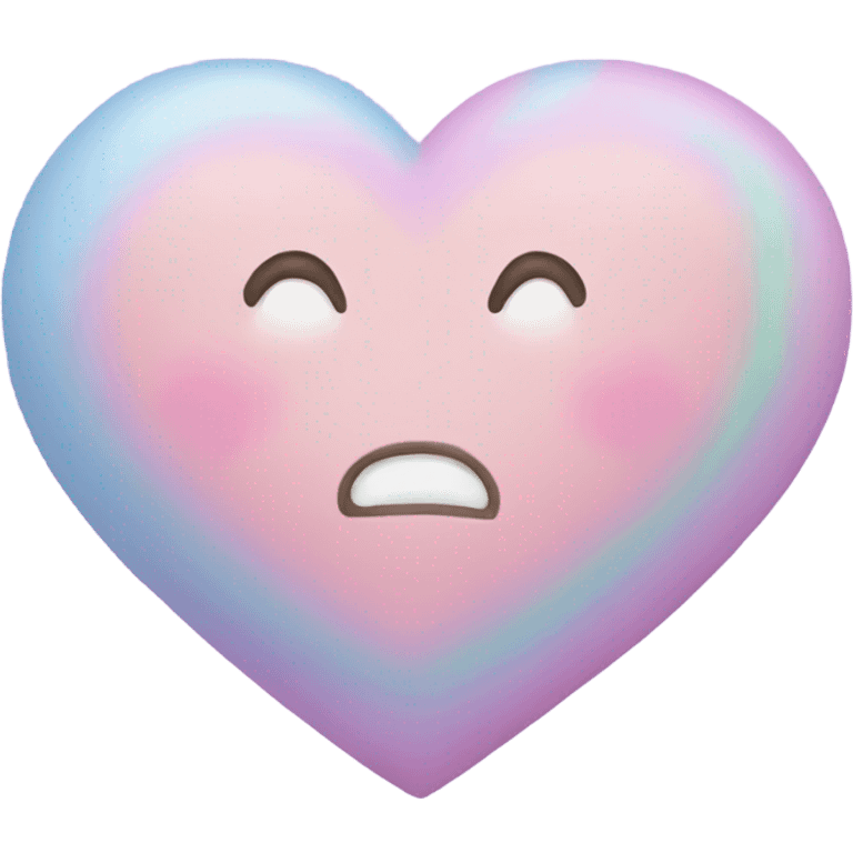 Pastel heart emoji