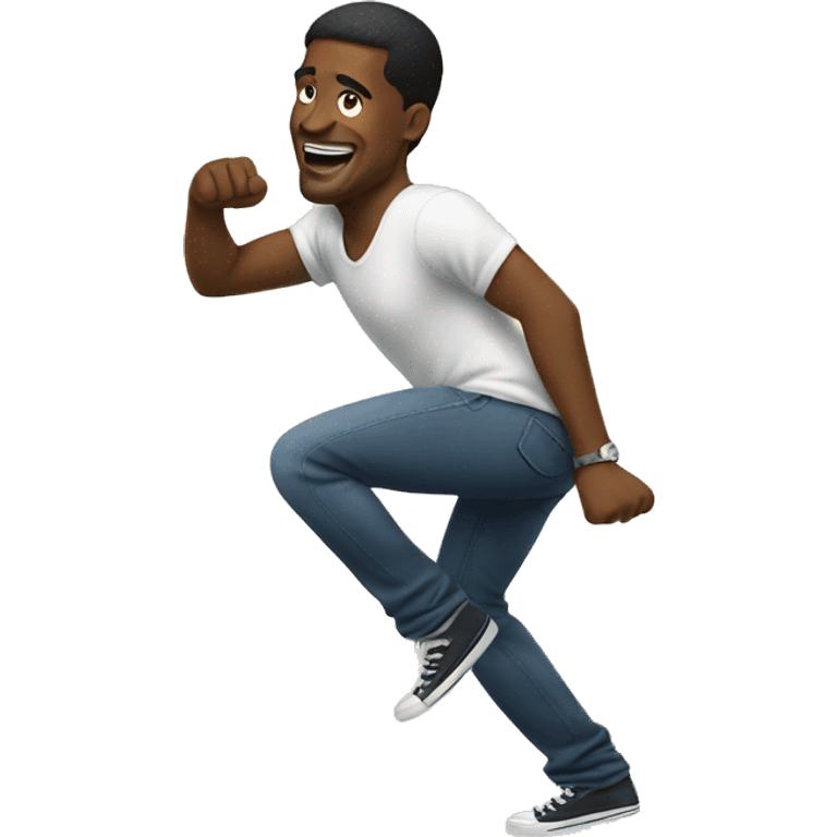 african american man twerking emoji