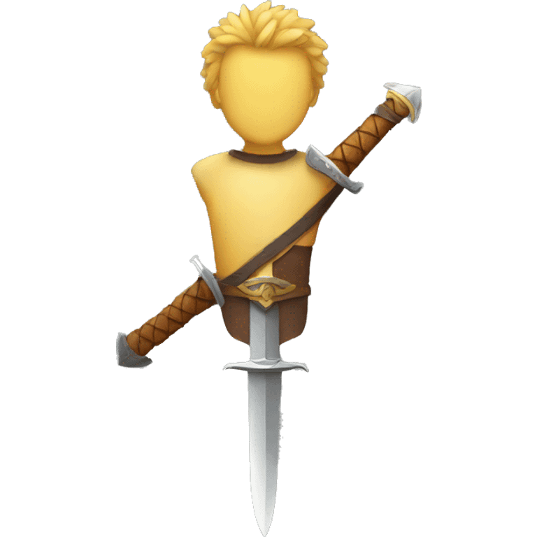 Man sword emoji