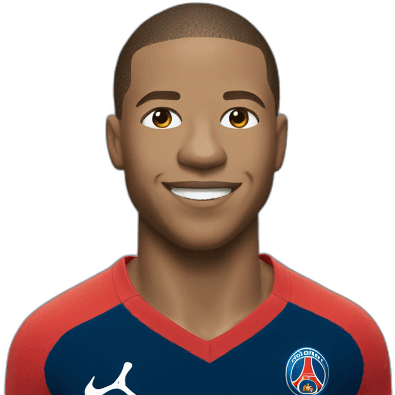 Mbappe qui rigole emoji