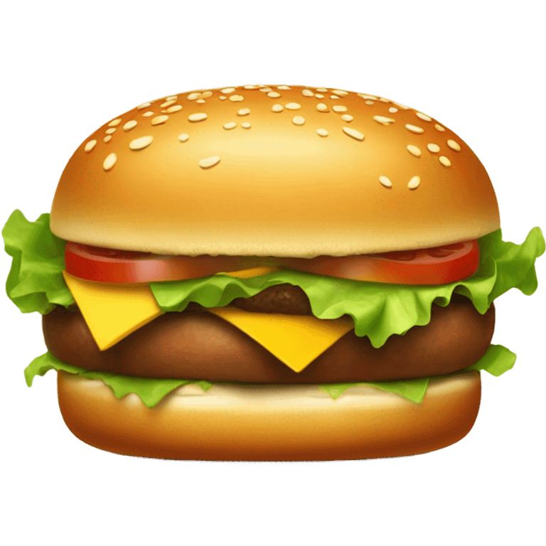 happy burger  emoji