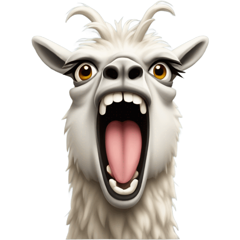 Angry lama  emoji