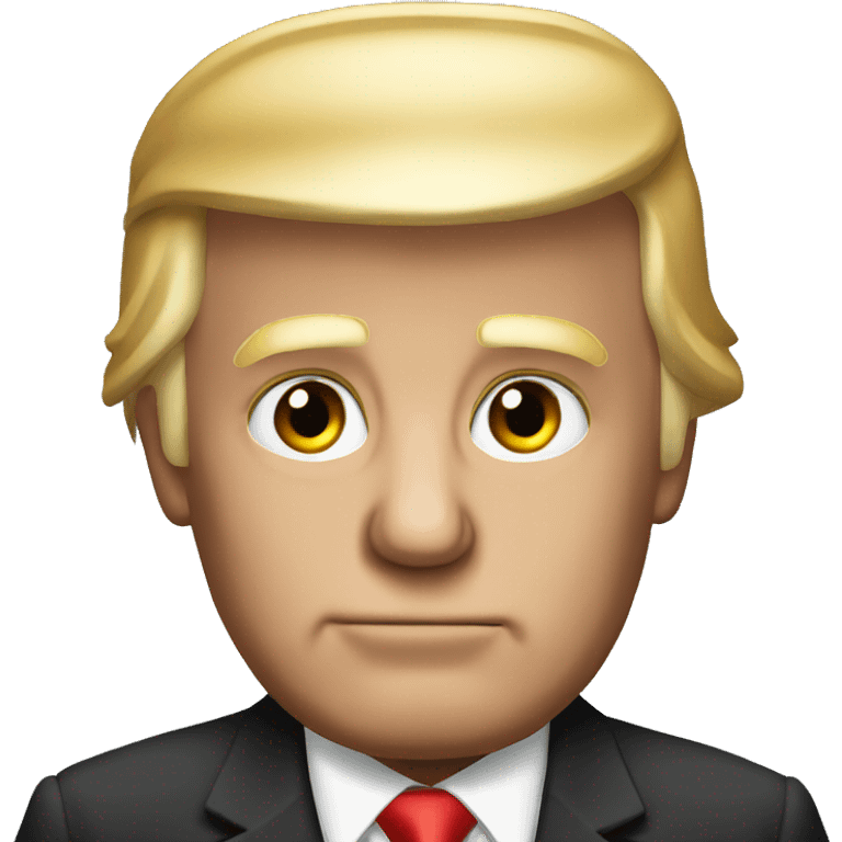 donald trump looking right emoji