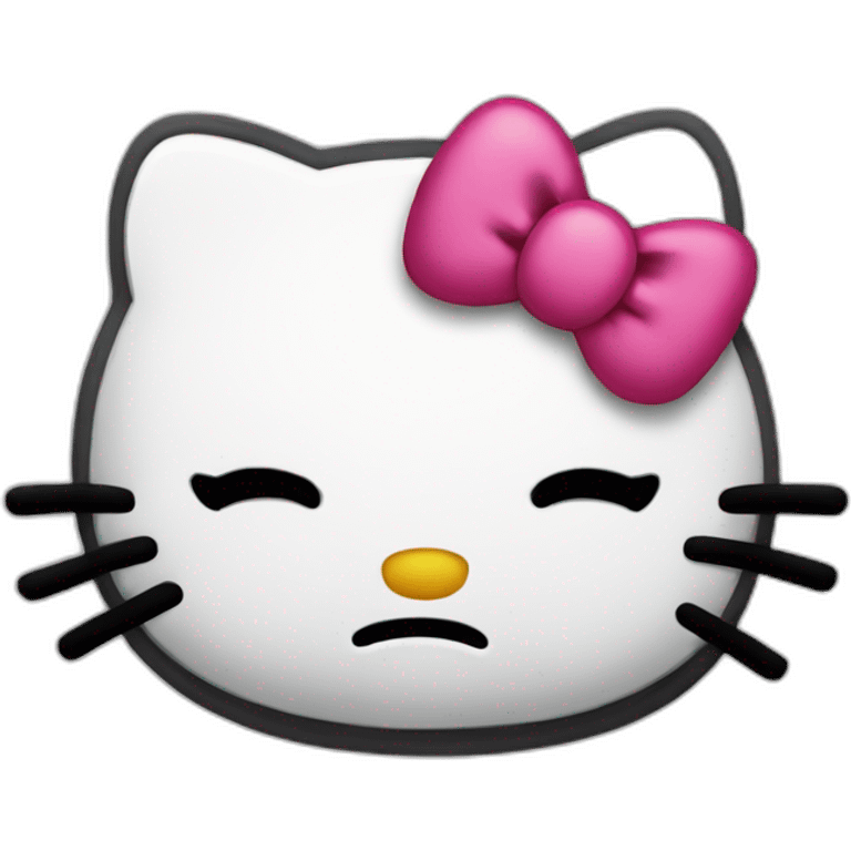 hello kitty sad emoji