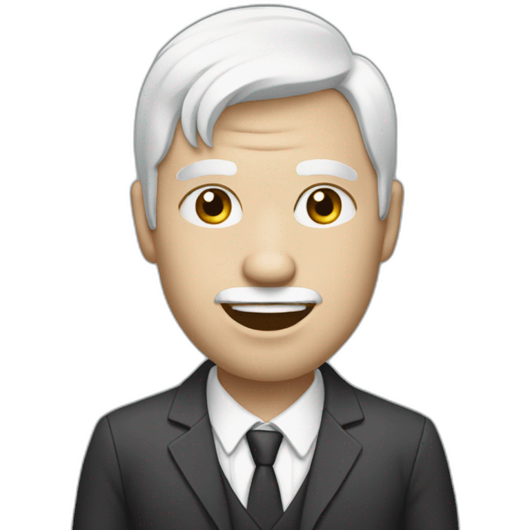 G-Man with white skin emoji