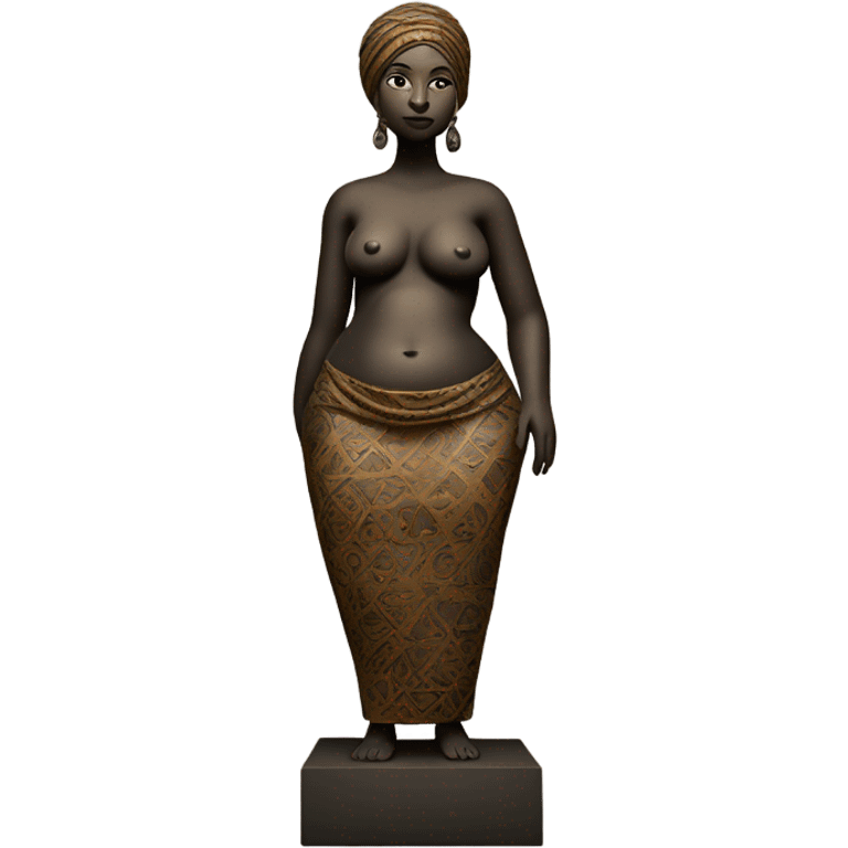 Venus of Willendorf statue emoji