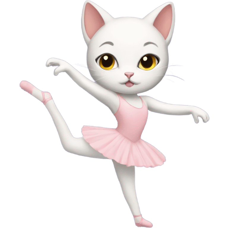 ballet cat emoji