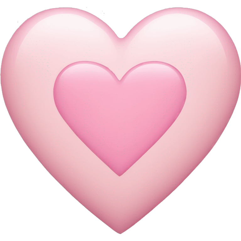 Light pink heart emoji