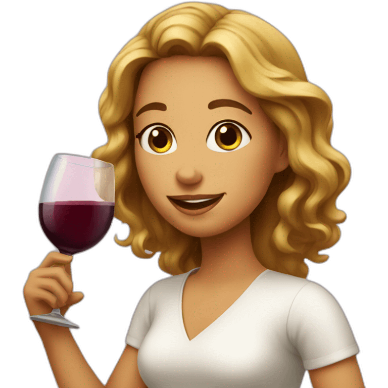 wine girls emoji