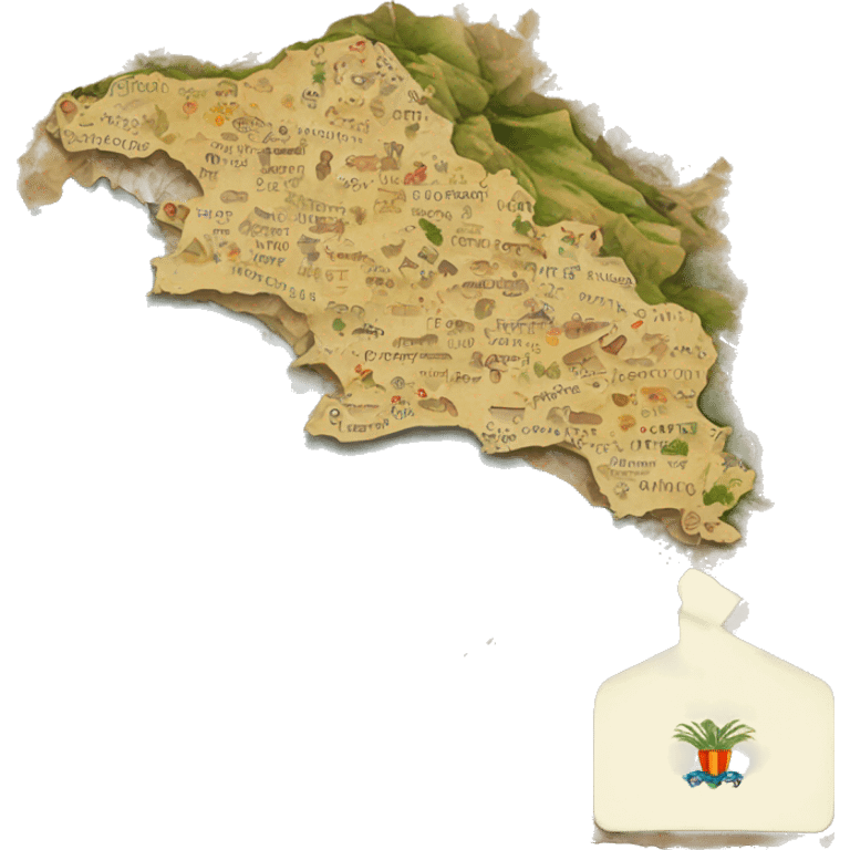 Map of sicily  emoji