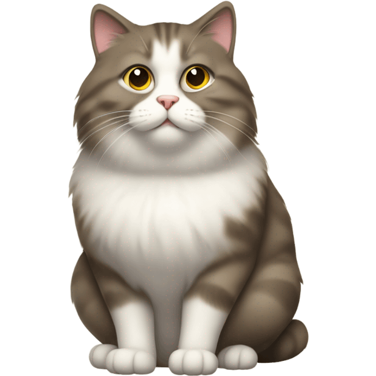 A fat cat emoji