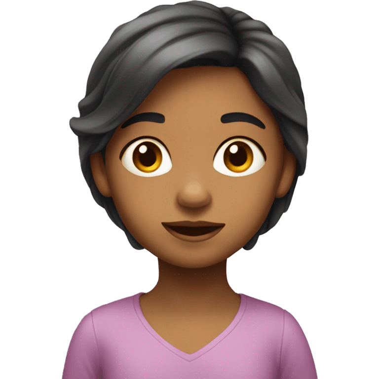 Niña dos años emoji