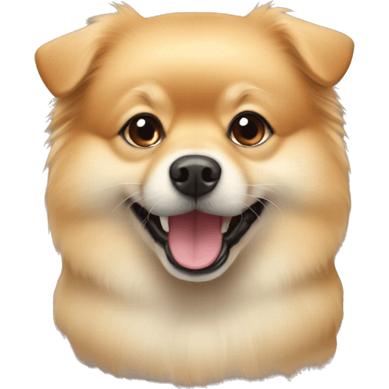 pomeranian with Labrador emoji