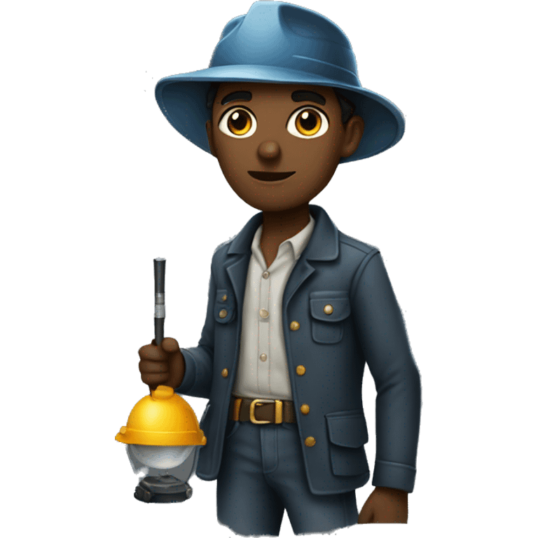 dark young surveyor   emoji