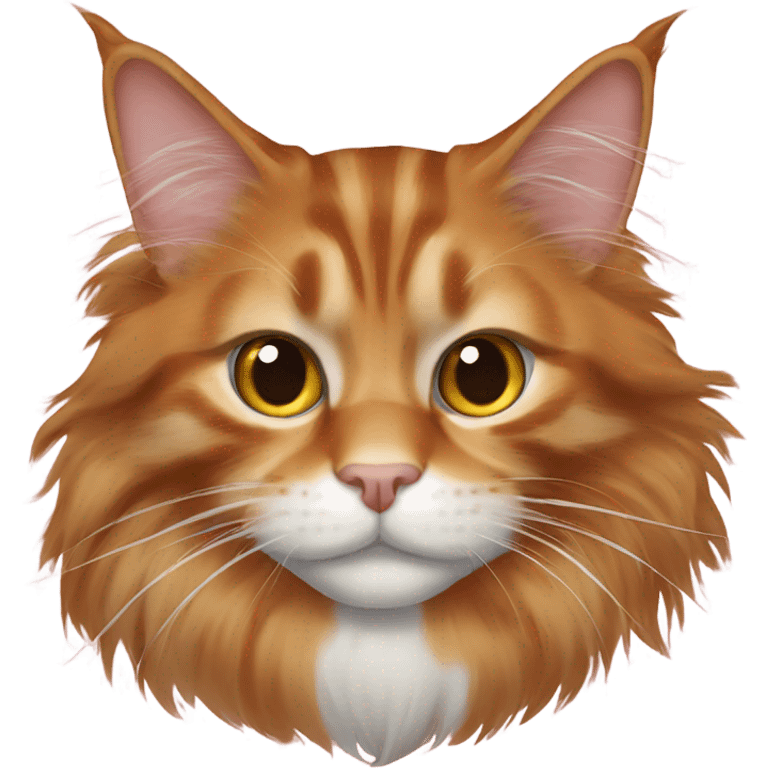 Ginger Maine Coon  emoji