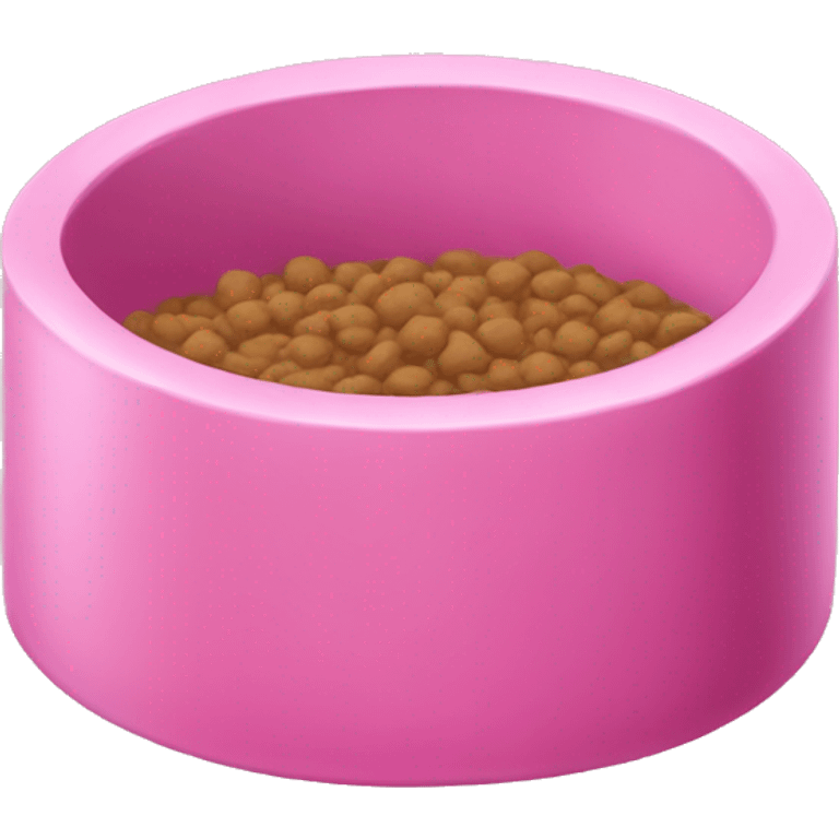 Pink kibble emoji