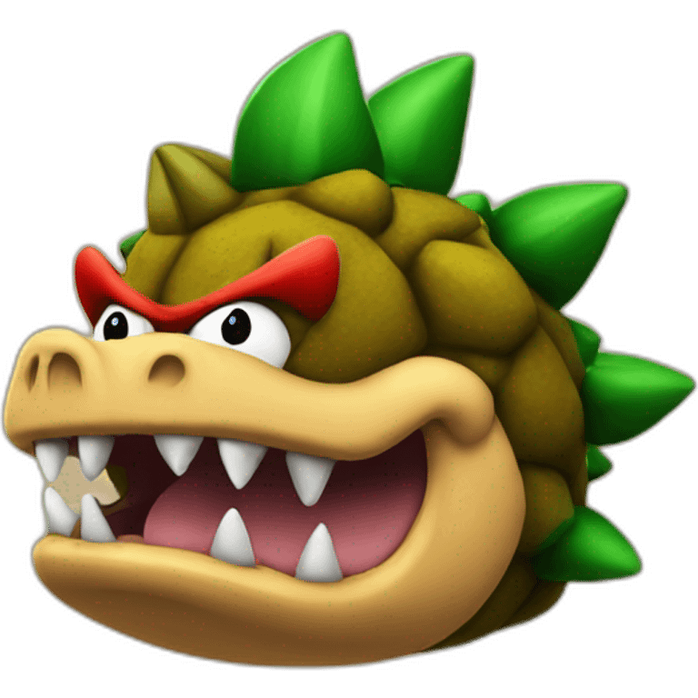 bowser mixed with dung emoji emoji